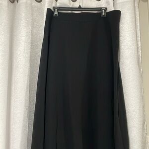 Black Circle Maxi Skirt